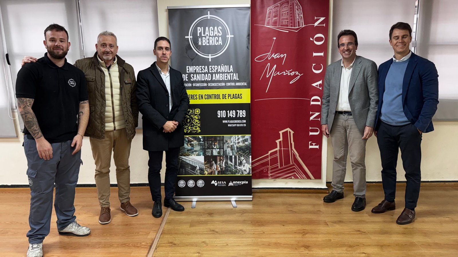 Plagas Ibérica junto a la Fundación Miguel Muñoz de Leganés